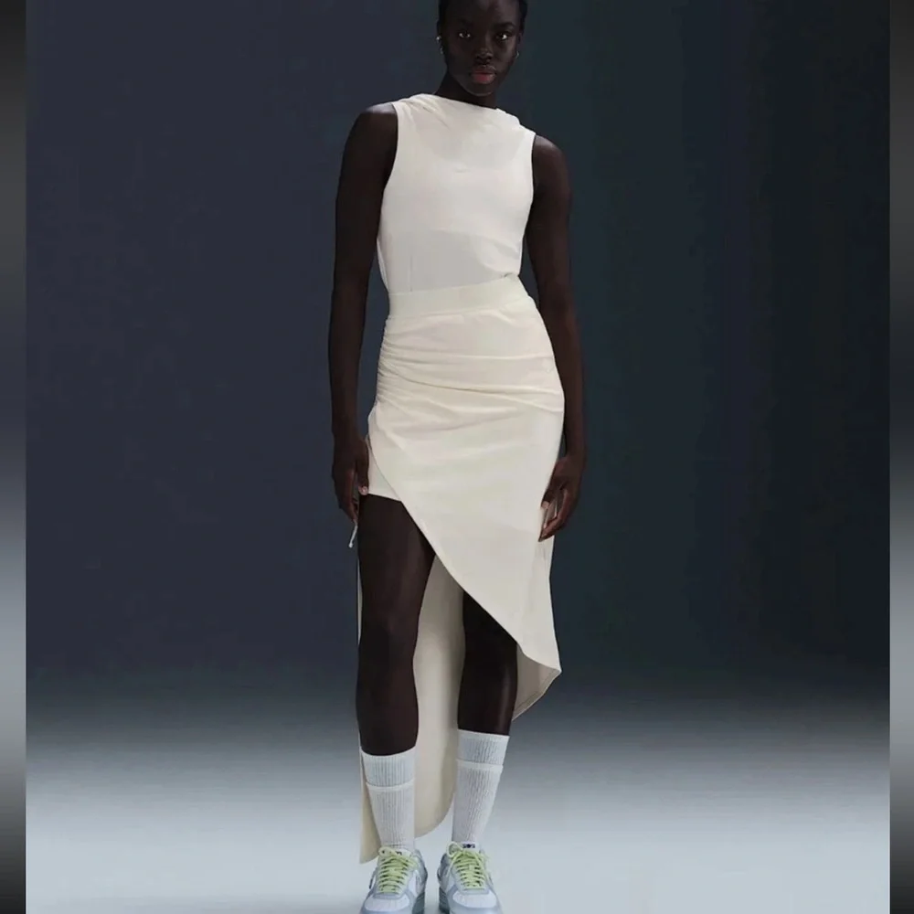 Nike X Serena Williams Midi Skirt Women’s Small Assymetrical Maxi Side Slit EE